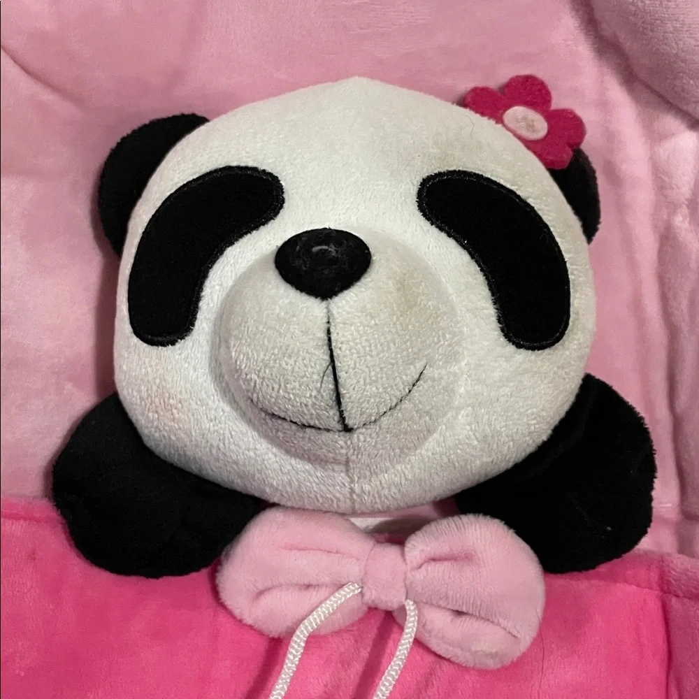 Panda House Panda Pink Panda Plush Backpack